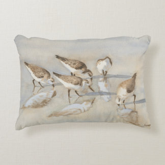 The sand pipers decorative cushion