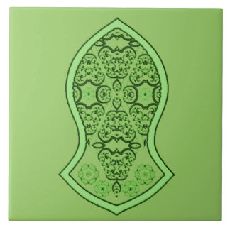 The Sandal Of The Prophet (Green) Tile