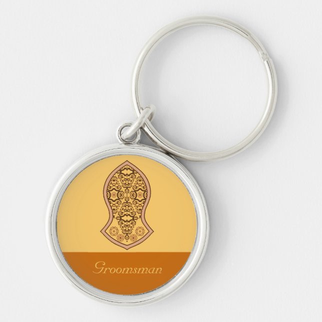 The Sandal Of The Prophet (Orange) Key Ring (Front)