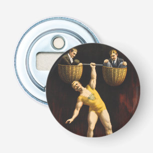 The Sandow Eugen Sandow Vaudeville Weightlifter Bottle Opener