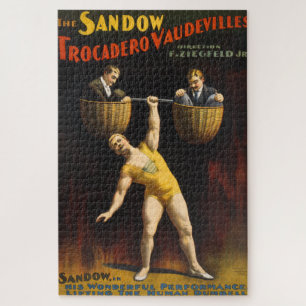 The Sandow Eugen Sandow Vaudeville Weightlifter Jigsaw Puzzle