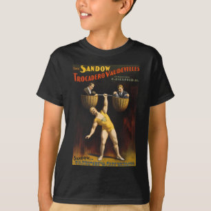 The Sandow Eugen Sandow Vaudeville Weightlifter T-Shirt