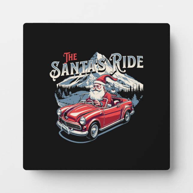The santa's ride. plaque (Front)