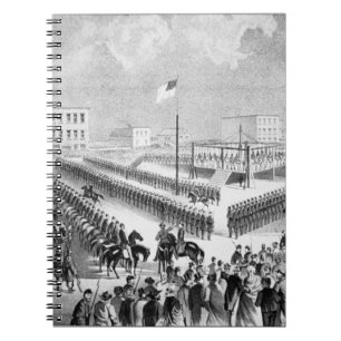 The Santee Sioux Uprising, Mankato, Minnesota, 186 Spiral Notebook