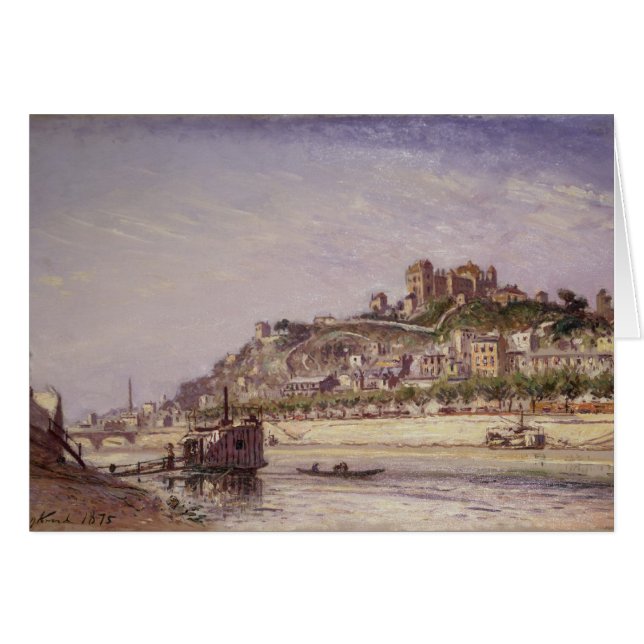 The Saone at Lyons, 1875 (Front Horizontal)