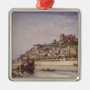 The Saone at Lyons, 1875 Metal Tree Decoration
