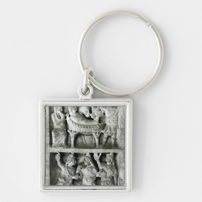 The Sarcophagus of the Nativity Key Ring (Front)