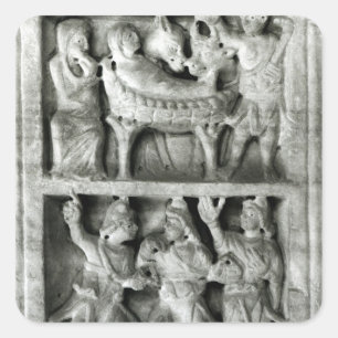 The Sarcophagus of the Nativity Square Sticker