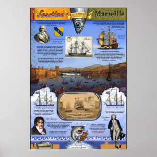 The Sardine that blocked the port of Marseille Poster