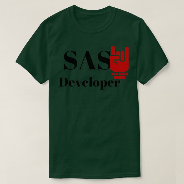 The SAS Developer T-Shirt (Design Front)