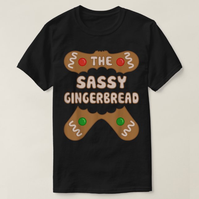 The Sassy Gingerbread, Family Matching Group Chris T-Shirt (Design Front)