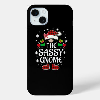 the sassy gnome iPhone 15 mini case