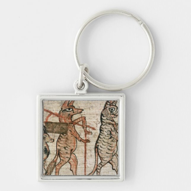The Satirical Papyrus Key Ring (Front)