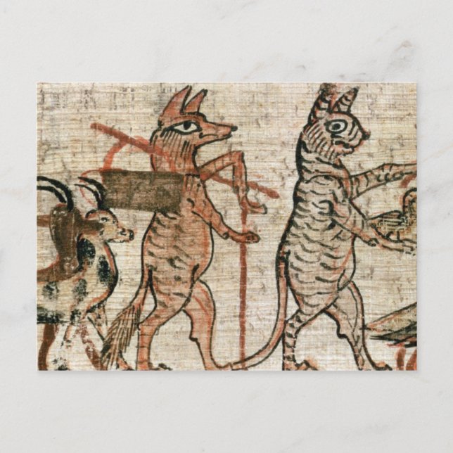 The Satirical Papyrus Postcard (Front)