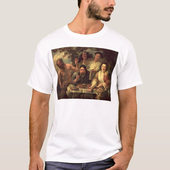 The Satyr and the Peasants T-Shirt (Front)