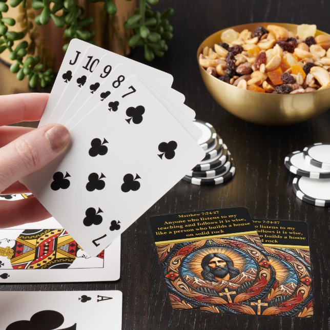 The Saviour Above the Mountains Playing Cards (In Situ)