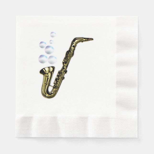 The Saxophone Napkin (Front)