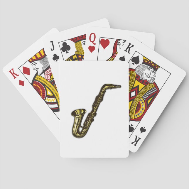 The Saxophone Playing Cards (Back)