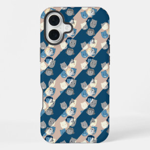 The Sbuirrels Background Pattern iPhone 16 Plus Case
