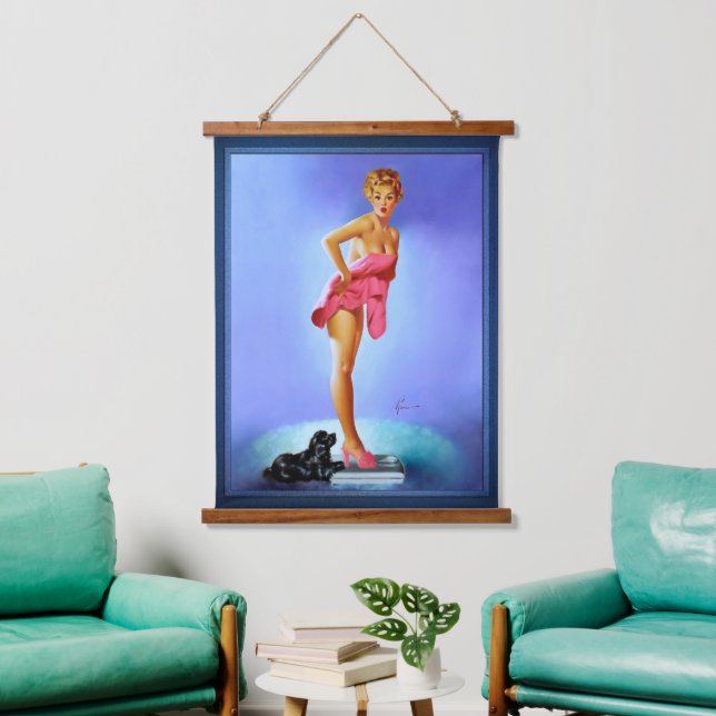 The Scale Doesn't Lie by Edward Runci Hanging Tapestry (Living Room)
