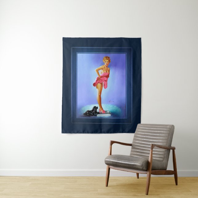 The Scale Doesn't Lie by Edward Runci Tapestry (In Situ)