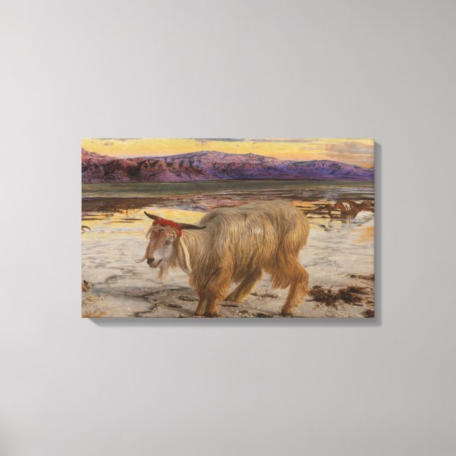 The Scapegoat (by William Holman Hunt) Canvas Print (Front)