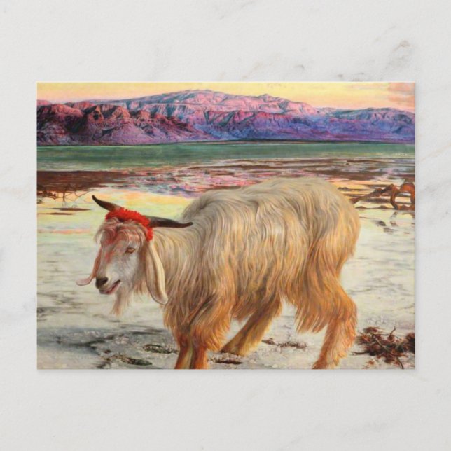 The Scapegoat William Holman Hunt Postcard (Front)