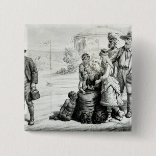The Scapegrace of the Family 15 Cm Square Badge