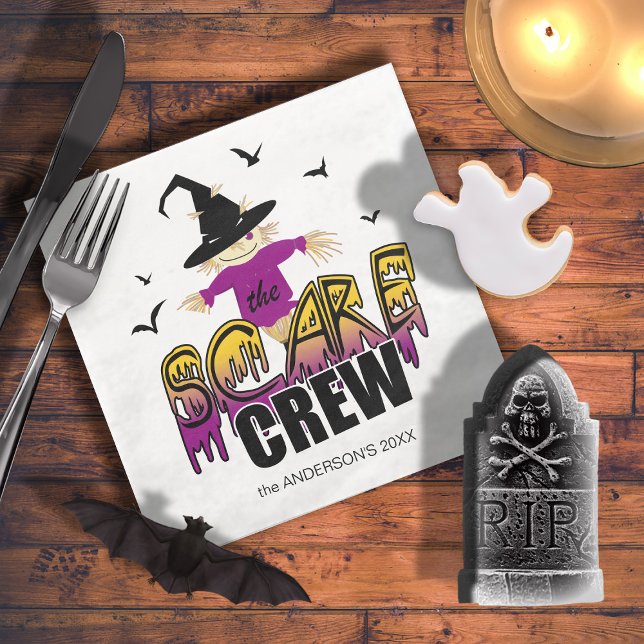 The Scare Crew Welcome Purple ID1002 Napkin (Creator Uploaded)