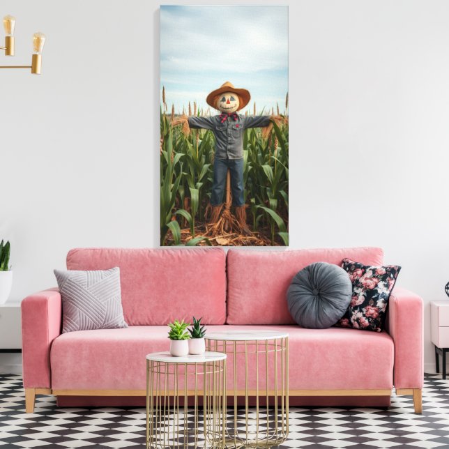 The Scarecrow Canvas Print (Insitu(LivingRoom))