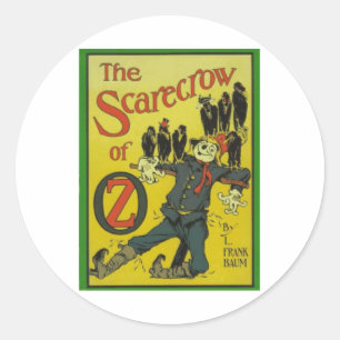 The Scarecrow Of Oz Classic Round Sticker