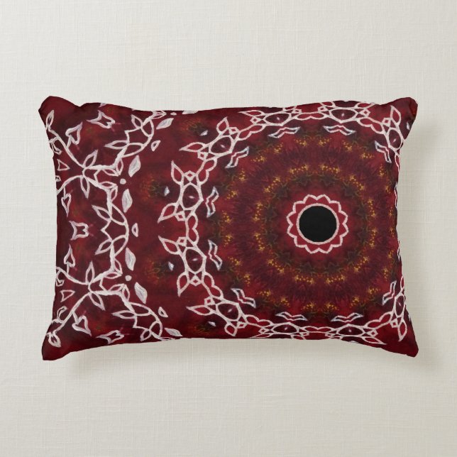 The Scarlet Labyrinth Decorative Cushion (Front)