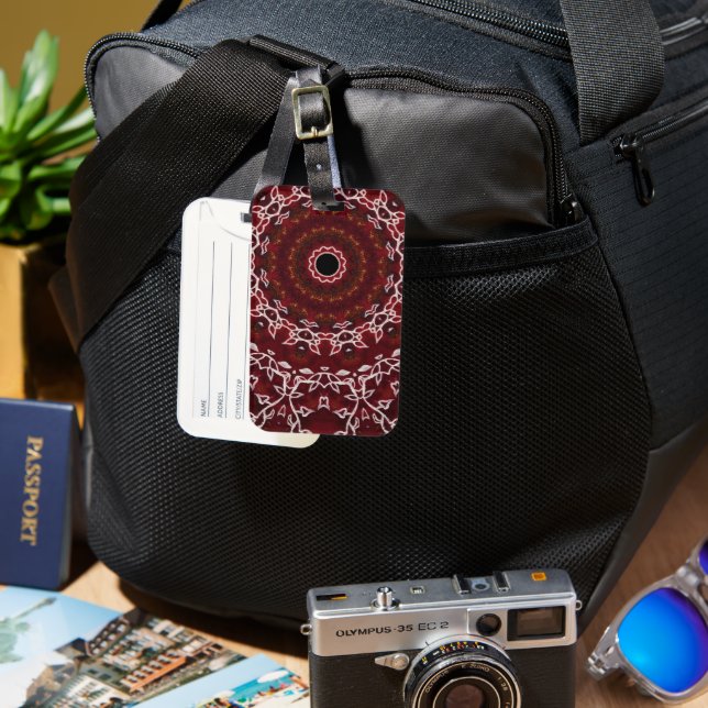 The Scarlet Labyrinth Luggage Tag (Front & Back)