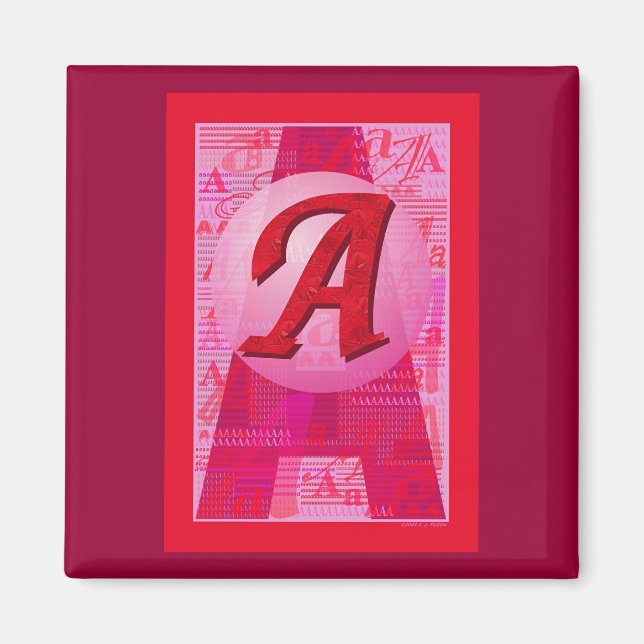 'The Scarlet Letter' Magnet (Front)