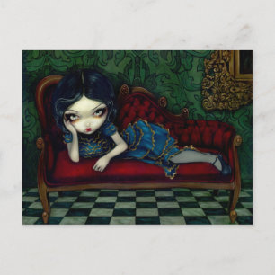 "The Scarlet Sofa" Postcard