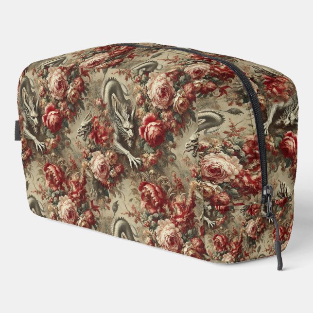 The Scarlet Thicket – Gothic Mythic Design Dopp Kit (Right Corner)