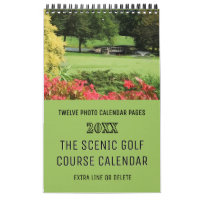 The Scenic Golf Course One Page Per Month
