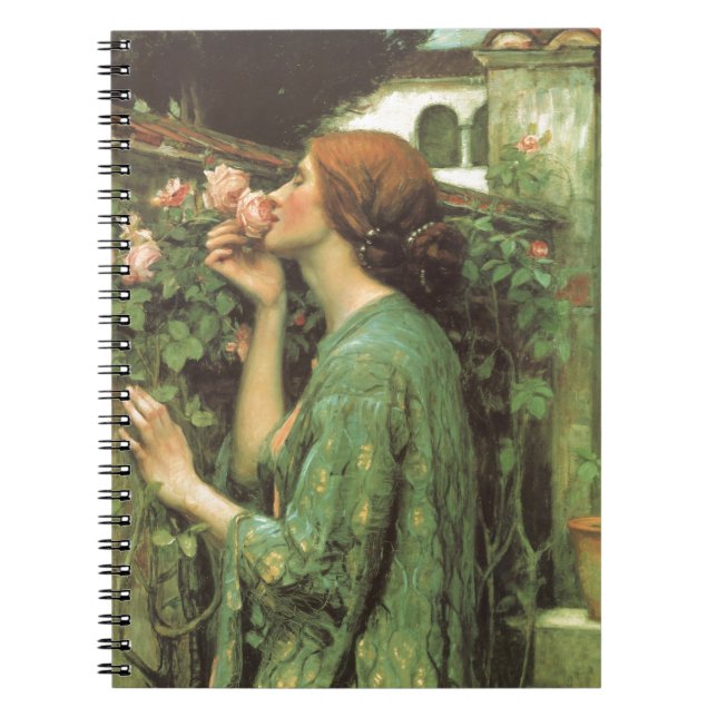 The Scent of Roses Spiral Notebook (Front)