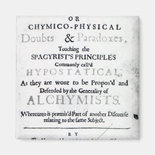 'The Sceptical Chymist' Magnet