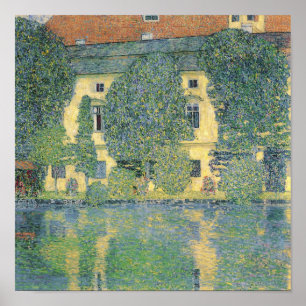 The Schloss Kammer on the Attersee III, 1910 Poster