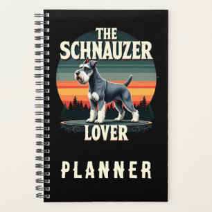 The Schnauzer Lover - Retro Dog Design Planner