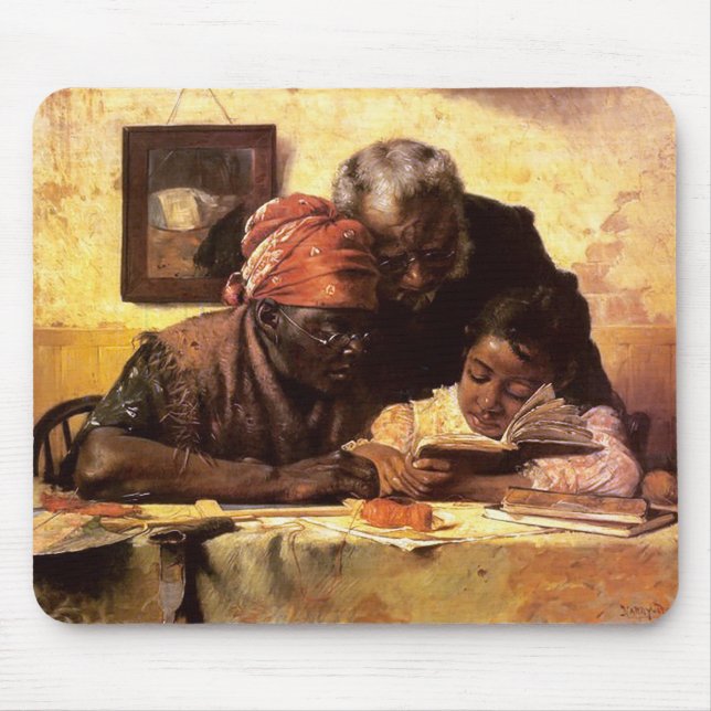 THE SCHOLAR - Harry Roseland c. 1900 Mouse Pad (Front)