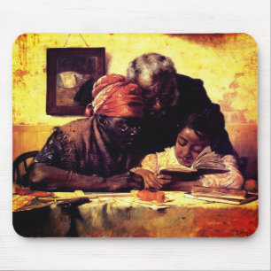 THE SCHOLAR - Harry Roseland c. 1900 Mouse Pad