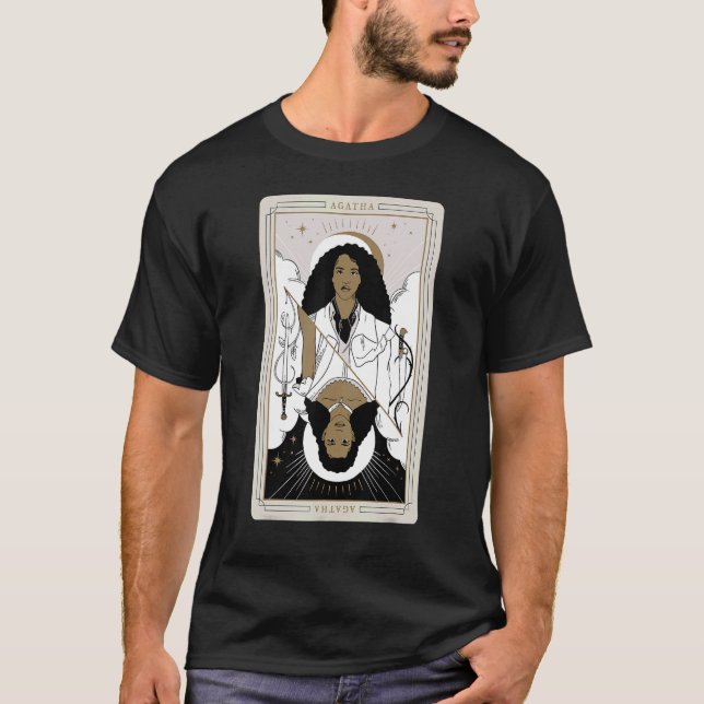 The School for Good and Evil Agatha Tarot Card T-Shirt (Front)
