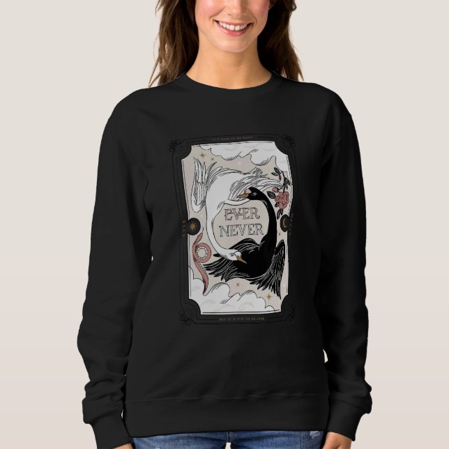 The School for Good and Evil Ever Never Black & Wh Sweatshirt (Front)