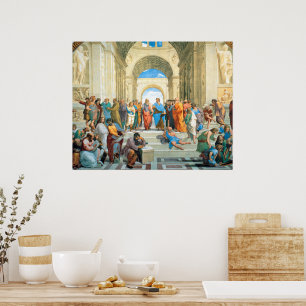 The School of Athens by Raphael  Poster