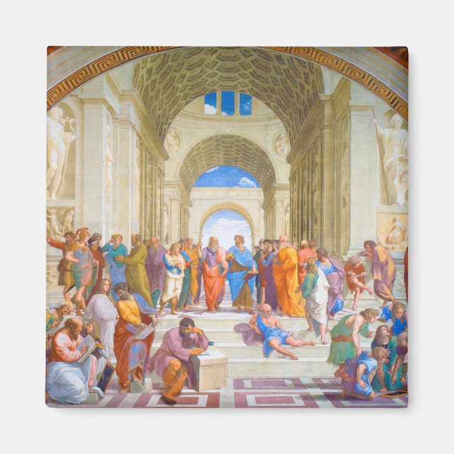 The School of Athens, Raphael Magnet (Front)