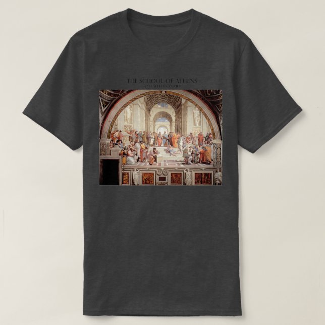 The School of Athens T-Shirt (Design Front)