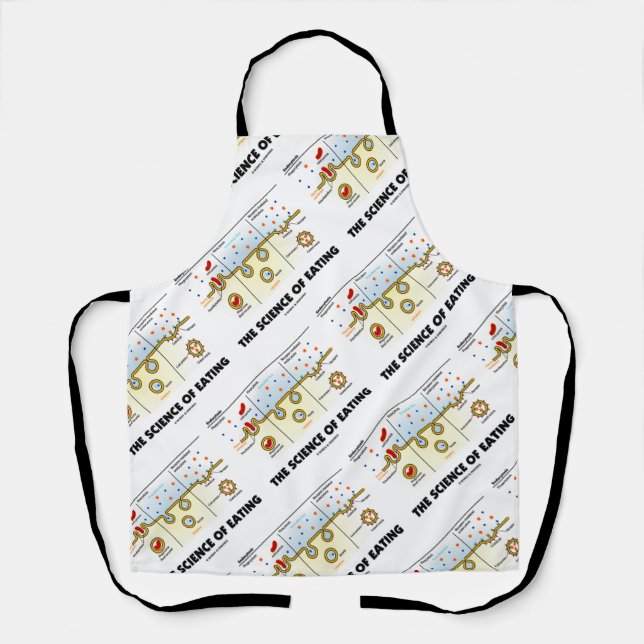 The Science Of Eating Endocytosis Biology Humor Apron (Front)