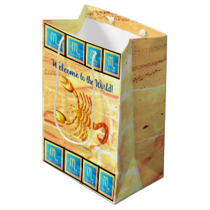 The Scorpion Baby Scorpio (Oct 24 - Nov 21) Medium Gift Bag
